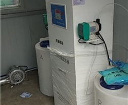 常德汉寿株木山卫生院一体化污水处理设备安装完成